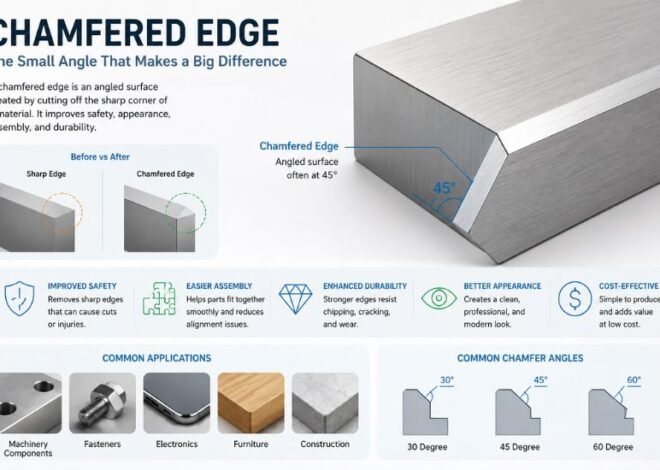 Chamfered Edge: Complete Guide to Its Uses, Benefits, Types, and Applications