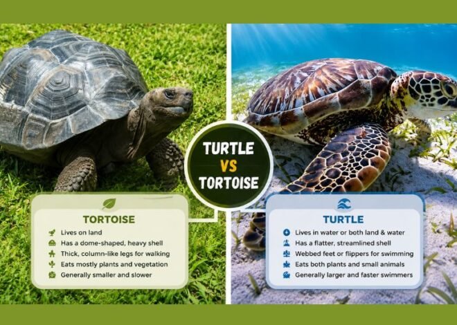 Turtle vs Tortoise: Key Differences, Similarities, Habitat, Diet, Lifespan and Amazing Facts